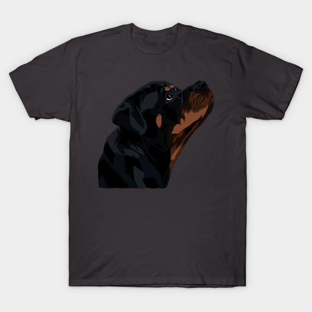 Rottweiler my best friend T-Shirt by Freedomink